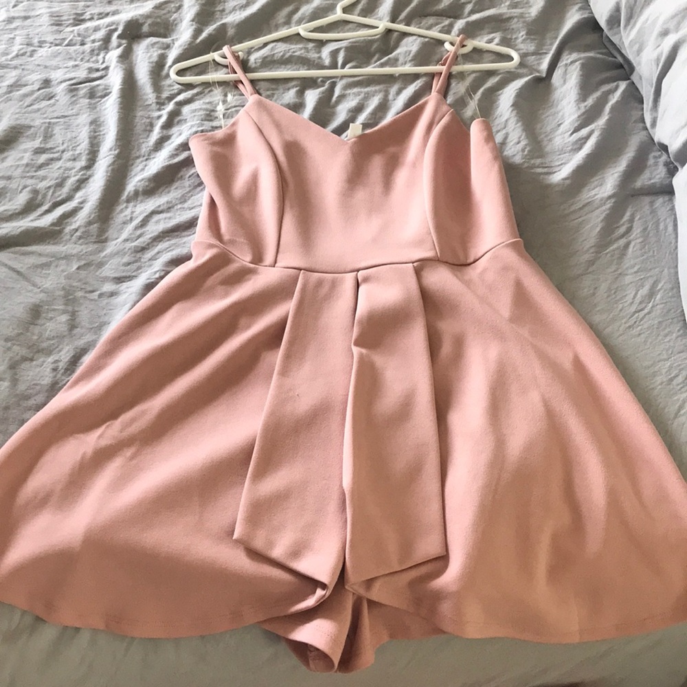 Peach romper
